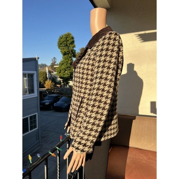 Dragon Collection Women’s Houndstooth Blazer Size: 40 S/M - Picture 2 of 7